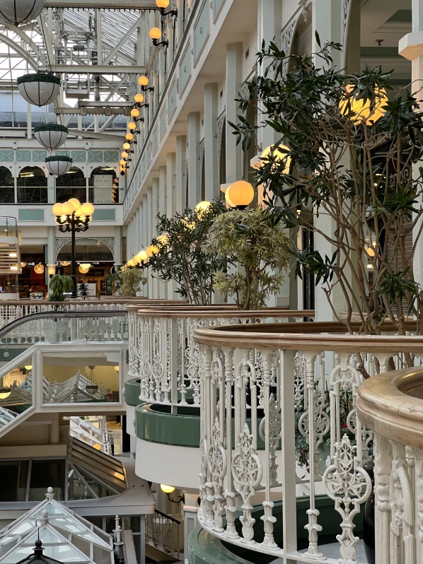 Interior details of St. Stephen's Green Shopping Centre